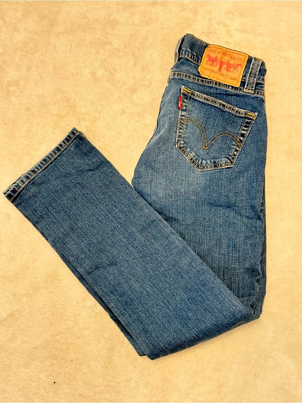 RARE!!! Vintage Levi's Y2K Low Slouch Blue Jeans Women’s Size 7